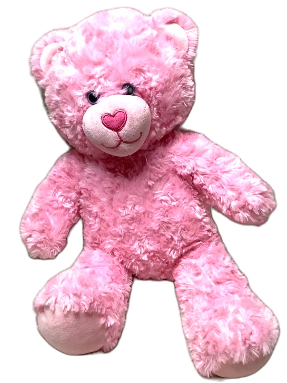 Build A Bear Workshop Pink Cuddles Bear Stuffed Animal Plush BABW